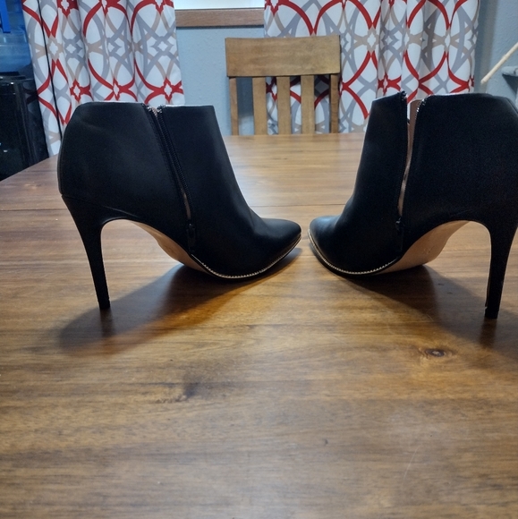 Black sexy ankle boots s1 11 - Picture 3 of 8